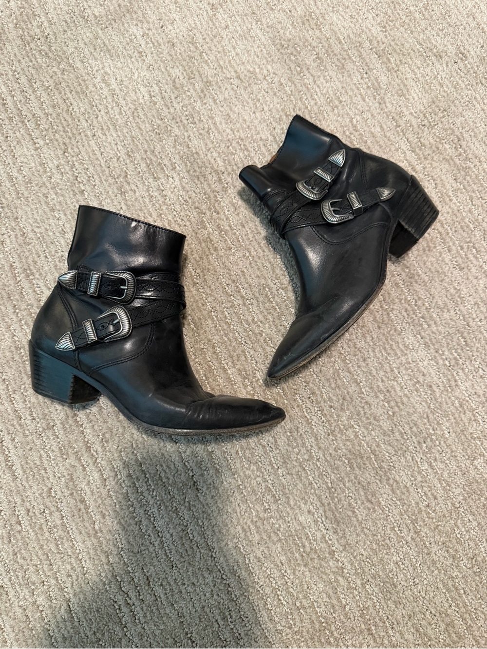 Frye Black Booties